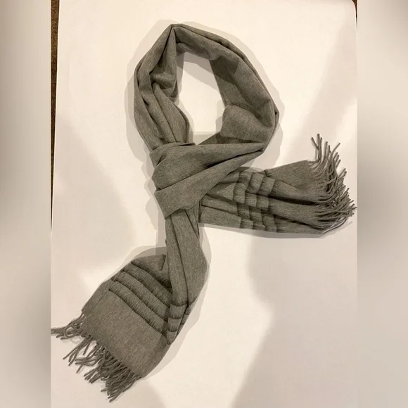 Rag & Bone Merino Wool Scarf Unisex Minimalist Style Super Soft Lightweight - Picture 9 of 11